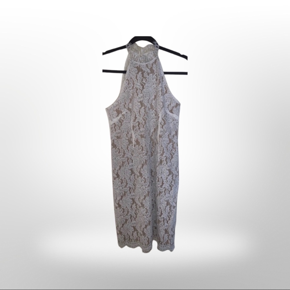White lace dress
